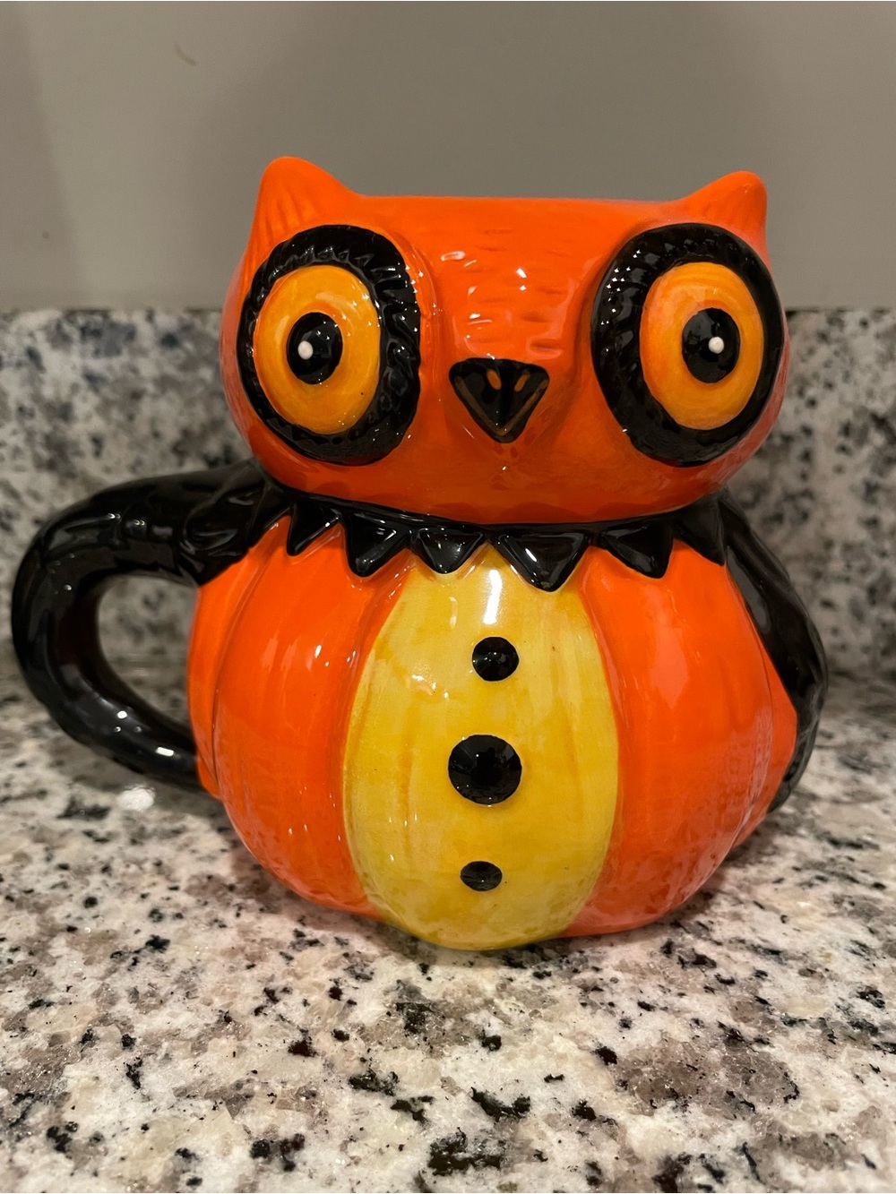 Johanna Parker Owl Mug Halloween vintage rustic autumn fall spooky collection